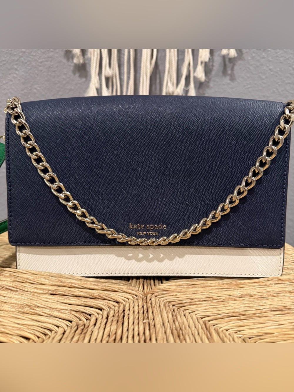 Kate Spade New York  Colorblock Crossbody Leather Bag